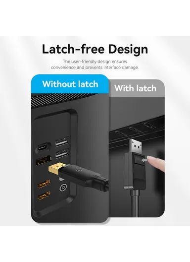 5m Gold Plated DisplayPort Cable 4K / 60Hz DP to DP Male to Male Wire HAKBJ