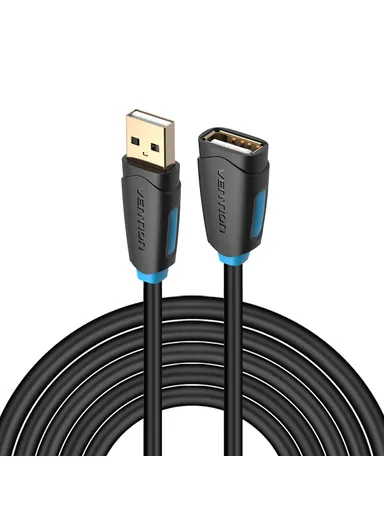 5m Driver Free USB 2.0 Extension Cable Data Cable for Xbox One PC Smart TV CBCBJ, Black 