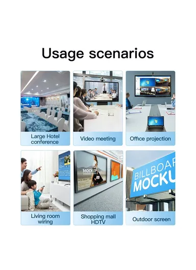 25m VGA 3+6 1080P HD Video Cable for Laptops Monitors Projectors VG002