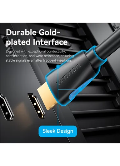 8m HDMI Cable Male to Male Gold Plated 4K HDMI Cable VAA-M02-B800
