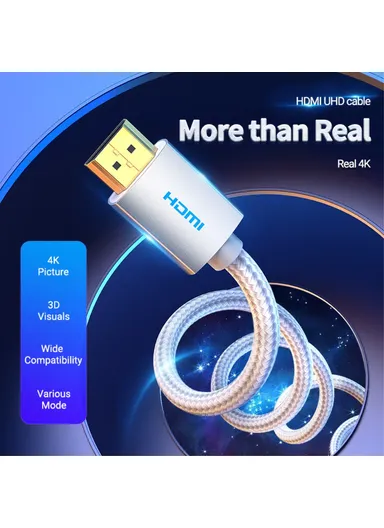 8m 4K 30Hz HDMI Male to Male Cable for Projector TV Box Laptop Monitor AABIK 