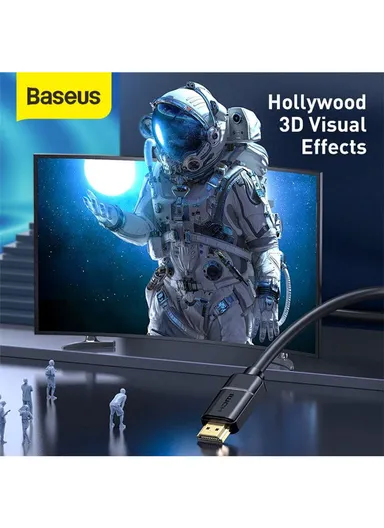 8m 4K High Definition Series Male-to-Male HDMI Adapter Cable - Black