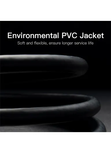 8m VGA 3+9 Male to VGA Male Cable 1080P 60Hz HD PVC Cord DADBK - Black