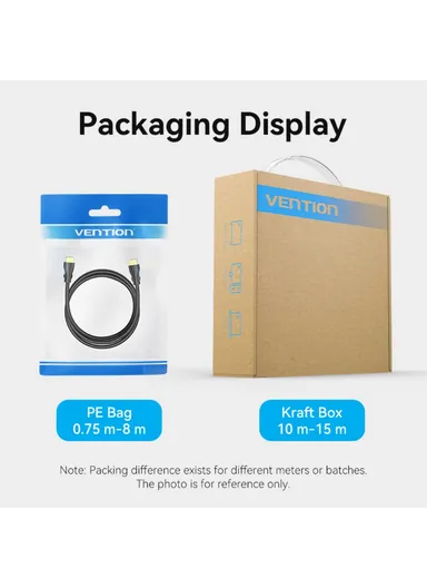 8m 4K 30Hz HDMI 2.0 Male to Male Adapter Cable for TV Monitor Projector AAOBK 