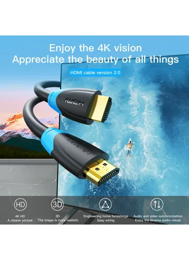 8m 4K HD Video HDMI Male to Male Cable Gold Plated HDMI 2.0 Cord HD001 