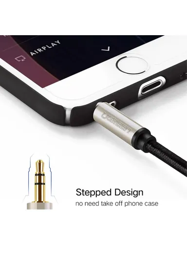 8m 3.5mm Male to Male Braided Audio Cable Stereo Sound AUX Cable AV125 40784