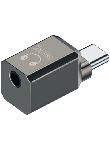 UC-075-DA USB-C to 3.5mm DAC Audio Adapter 384kHz KT02H20 Chip Aluminum Alloy Converter for Laptop / Tablet / Phone