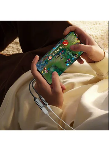 USB-C to 3.5mm Audio Adapter + 100W PD Charging Cable for Laptops / Tablets / Phones UC-030-TC002