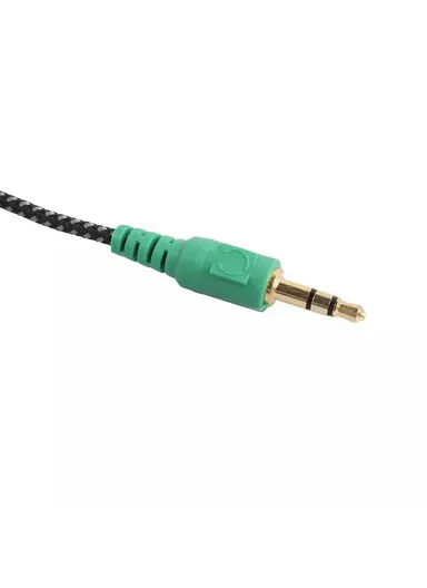 Audio Splitter Cable 3.5mm Female to Dual 3.5mm Male 2 in 1 Mic Headphone Braided Adapter Cord