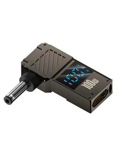 Laptop Charging Adapter Type-C to DC 4.0x1.35mm Digital Display Fast Charging Converter PD 100W 