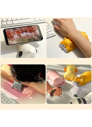 Cute Desktop Mouse Wrist Rest Pad Memory Foam Wrist Support Cushion for Office Stress Relief ZT01-022  - Dog