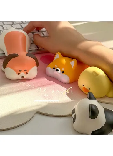 Cute Desktop Mouse Wrist Rest Pad Memory Foam Wrist Support Cushion for Office Stress Relief ZT01-022  - Dog