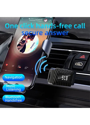 W3 Wireless USB Bluetooth-compatible 5.3 Music Receiver AUX Audio Adapter FM Transmitter