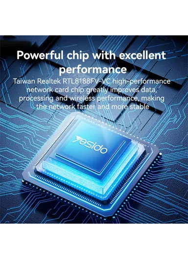 WiFi4 Dongle 150Mbps High Speed USB Wireless Adapter with Built-In Antenna  WP10