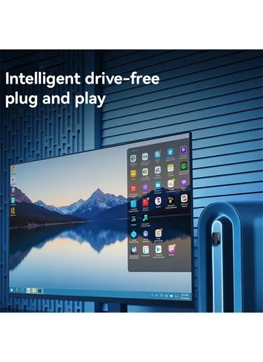 WiFi4 Dongle 150Mbps High Speed USB Wireless Adapter with Built-In Antenna  WP10