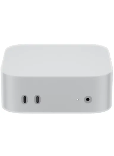 For Mac Mini M4 / M4 Pro Computer Dust Cover Anti Drop Silicone Protective Case - Transparent GS112601 