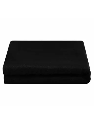 3 x 3m Photography Backdrop Set with 4 Clips Polyester Background Screen for Studio / Live Streaming - Black