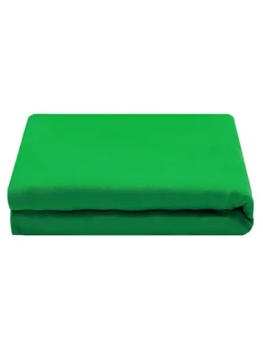 2 x 3m Photography Backdrop Photo Studio Backdrop 120g Polyester Shoot Background with Clamps - Green