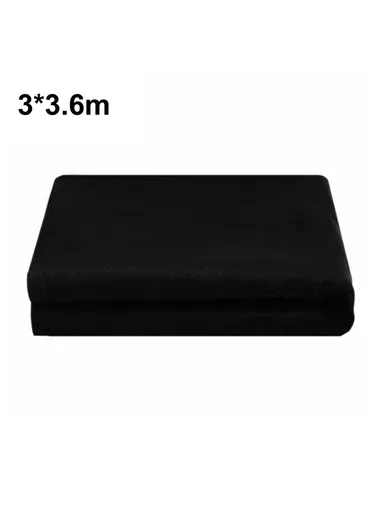 Photography Backdrop 3 x 3.6m Polyester 120g Studio Background Screen for Live Streaming / Photo Shooting - Green - Black