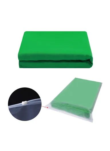 Photography Backdrop 3 x 3.6m Polyester 120g Studio Background Screen for Live Streaming / Photo Shooting - Green - Green