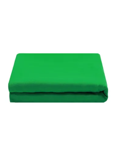 1 x 3m Photography Backdrop Set with 4 Clips Polyester Background Screen for Studio / Live Streaming - Green