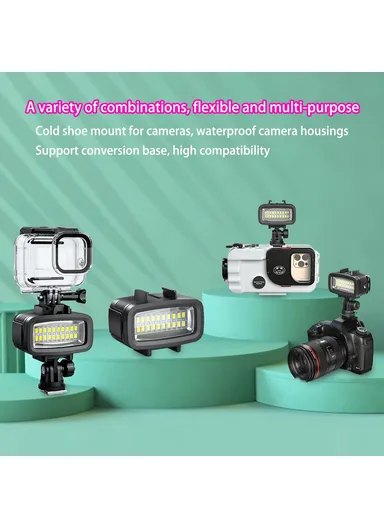 40m Underwater Light For GoPro Camera Waterproof LED Video Diving SL-100