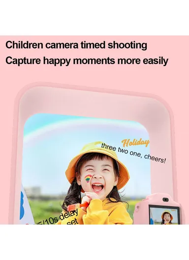 3 Inch HD Display Dual Camera with 32GB TF Card / Card Reader Kids Camera Touch Screen D18 