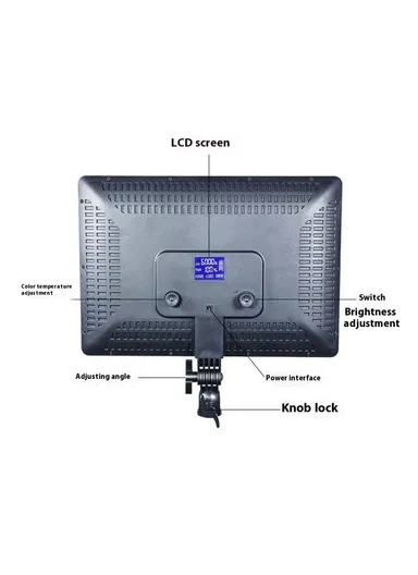 LED Photography Light Panel Fill Light Live Streaming Video Soft Light A111 - EU Plug