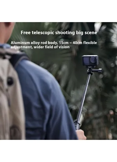 S1-MNP-01 Mini Selfie Stick 2 In 1 15-40cm Extendable Aluminum Alloy Tripod Stand