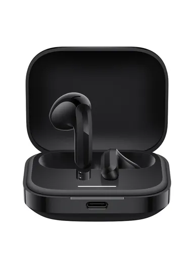 TWS Bluetooth-compatible Wireless Earphone Noise Canceling Music Gaming Headset - Black  Buds 6S 