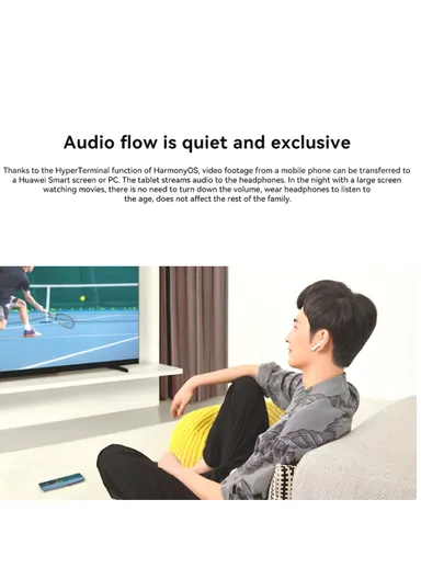 True Wireless Bluetooth-compatible Earphones Semi-open in-Ear Earbuds Active Noise Cancelling Headphones - Silver 4E 