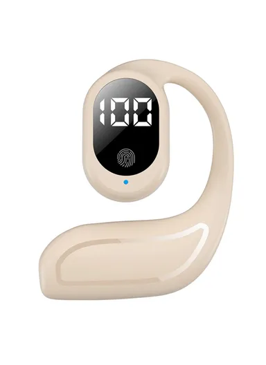 Single Ear Bluetooth-compatible Ear Hanging Headset Wireless Earphone FN-98 - Nude