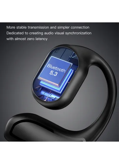 Single Ear Bluetooth-compatible Ear Hanging Headset Wireless Earphone FN-98 - Nude