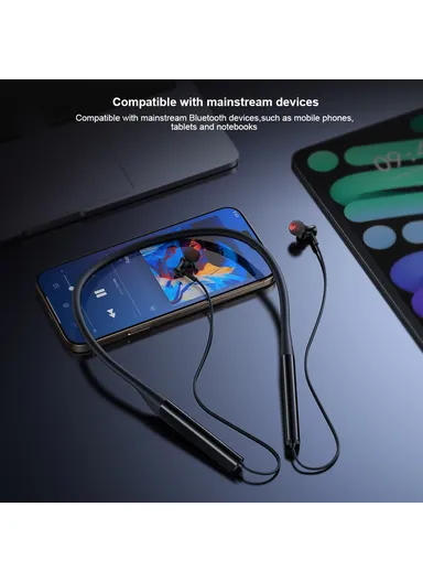 Neck Mount Headphones Bluetooth-compatible 5.3 Earphones with ENC Noise Reduction H003 