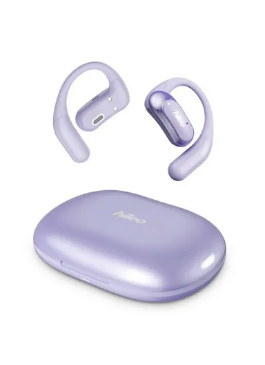 Open-Ear Bluetooth-compatible Headphones Stereo Music Wireless Headset Hi95 - Light Purple