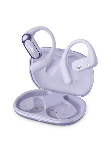 Open-Ear Bluetooth-compatible Headphones Stereo Music Wireless Headset Hi95 - Light Purple