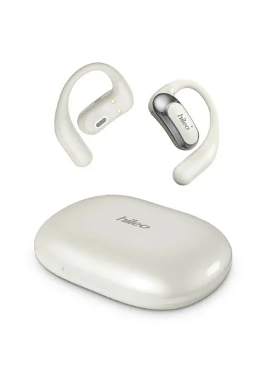 Open-Ear Bluetooth-compatible Headphones Stereo Music Wireless Headset Hi95 - Beige