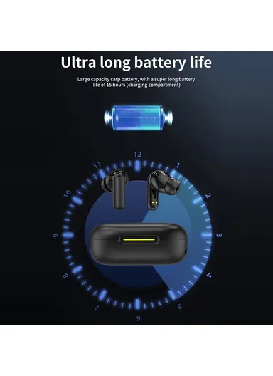 150 Languages Smart Voice Translation Earbuds HD Calls Wireless Bluetooth-compatible In Ear Headphones B19 - White