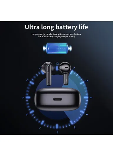 Smart Voice Translation Earbuds Bluetooth-Compatible Semi In-Ear Headphones 150 Languages Wireless Earphones A18