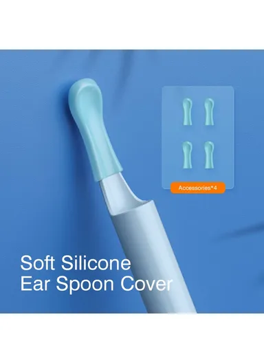 FIND B Visual Ear Wax Removal Tool Visual Ear Cleaner Digital Otoscope with Ear Cleaning Tool - White