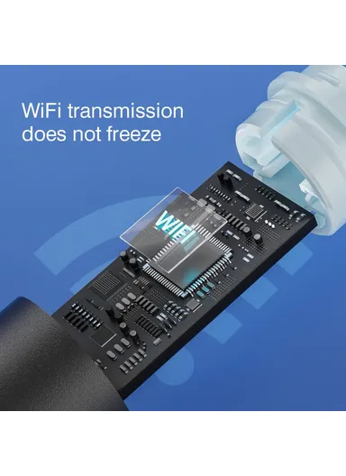 FIND B Visual Ear Wax Removal Tool Visual Ear Cleaner Digital Otoscope with Ear Cleaning Tool - White