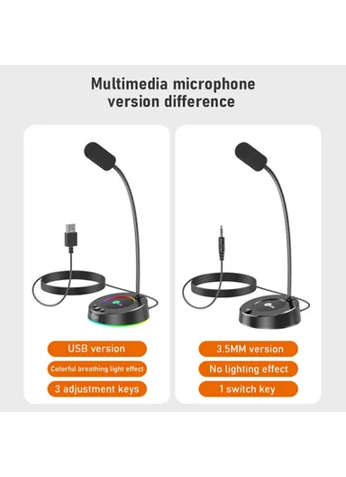 3.5mm Plug Microphone Desktop Computer Laptop Microphone MC01