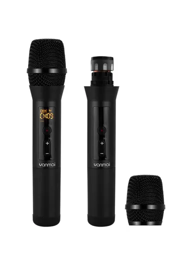 Auto Wireless Dynamic Microphone System with Receiver for Amplifier Mixer Speaker UF8 