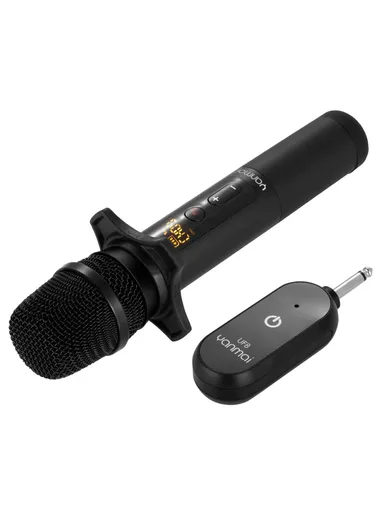 Auto Wireless Dynamic Microphone System with Receiver for Amplifier Mixer Speaker UF8 
