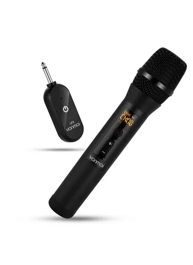 Auto Wireless Dynamic Microphone System with Receiver for Amplifier Mixer Speaker UF8 
