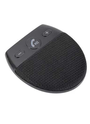 Bluetooth-compatible Car Speaker Hands Free Speakerphone USB Charging Speakerphone with Clip for Hands-Free Call Music Wireless Car Speaker Supports Answering Rejecting Calls Voice Dialing Playing Music