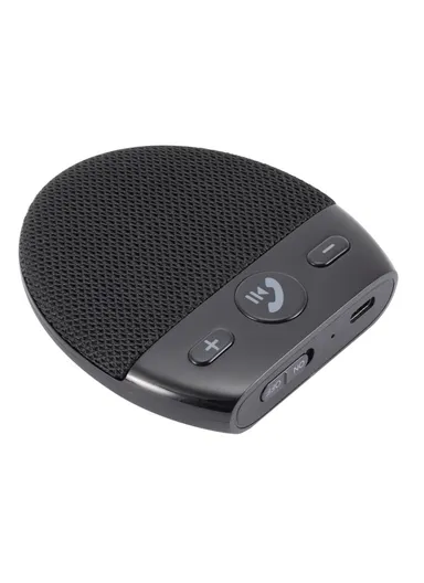 Bluetooth-compatible Car Speaker Hands Free Speakerphone USB Charging Speakerphone with Clip for Hands-Free Call Music Wireless Car Speaker Supports Answering Rejecting Calls Voice Dialing Playing Music