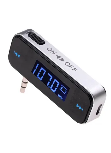 Universal Car FM Transmitter Mobile Phone Audio Transmitter 3.5mm Wireless FM Transmitter with LCD Display T01 