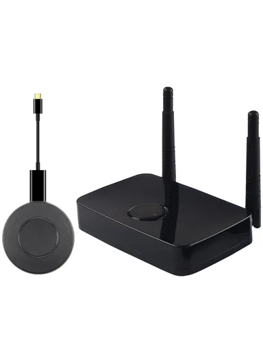 Type-c Wireless Mirroring Screen Display Adapter HD / VGA Dual Output 1080P 60Hz for Computer / TV / Projector AM1810