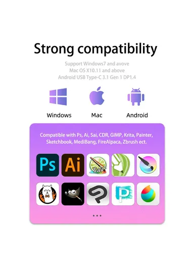 11.6-Inch Screen Graphics Drawing Board 8192 Pressure Sensitive Writing Pad